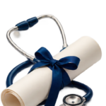 medical credentials and radiology icons